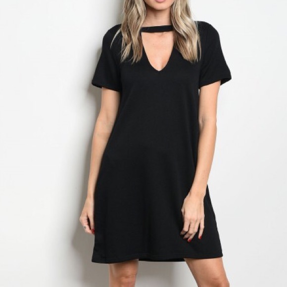 🎉HP🎉CHOKER T-SHIRT DRESS - Picture 3 of 4